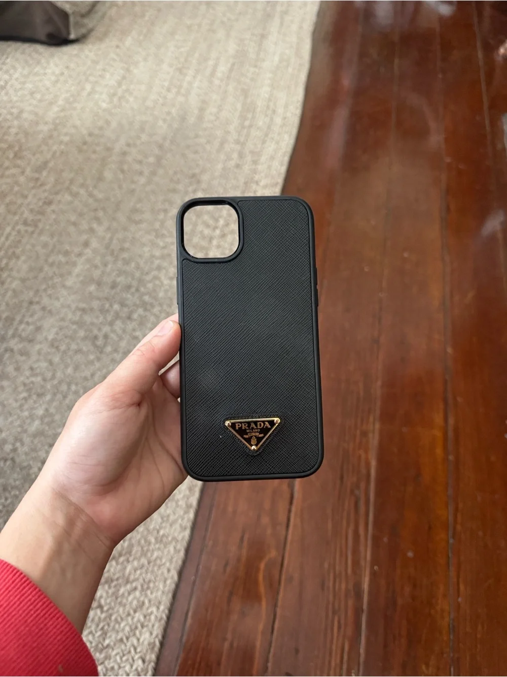 Authentic Prada IPhone case